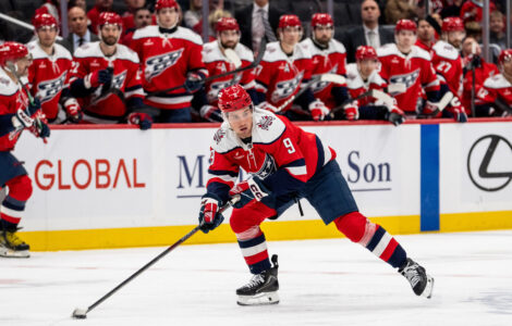 Ryan Leonard scores highlight-reel goal, leads the Capitals over the Devils 4-2